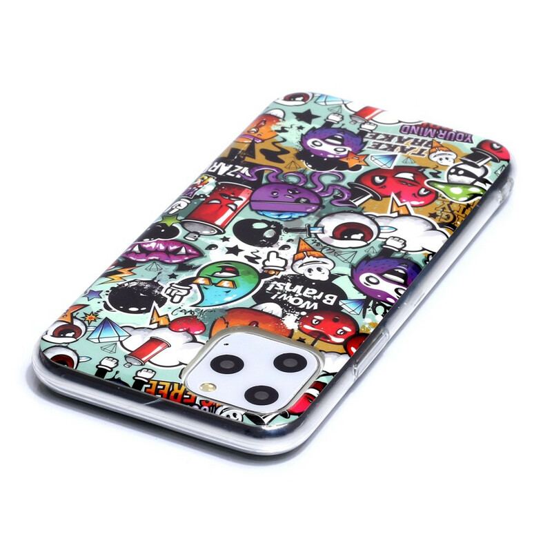 Coque iPhone 11 Pro Folie Fluorescente
