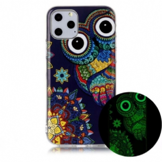 Coque iPhone 11 Pro Hibou Unique Fluorescente