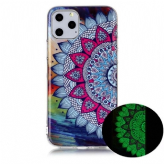 Coque iPhone 11 Pro Mandala Coloré Fluorescente
