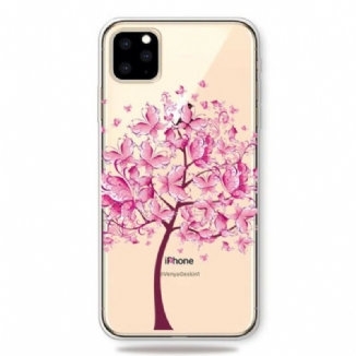 Coque iPhone 11 Pro Top Arbre Rose