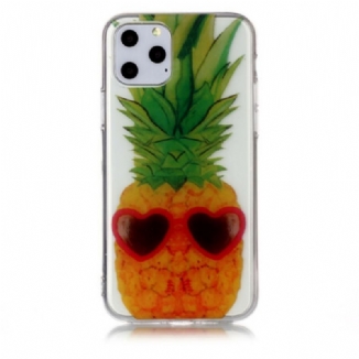 Coque iPhone 11 Pro Transparente Incognito Ananas