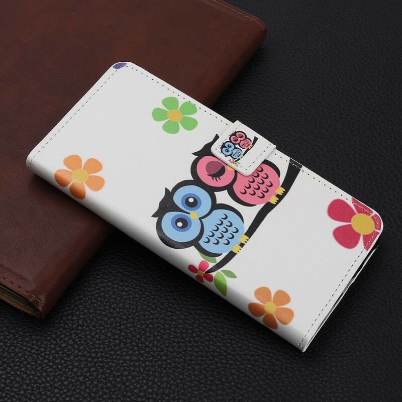 Housse iPhone 11 Pro Couple de Hiboux