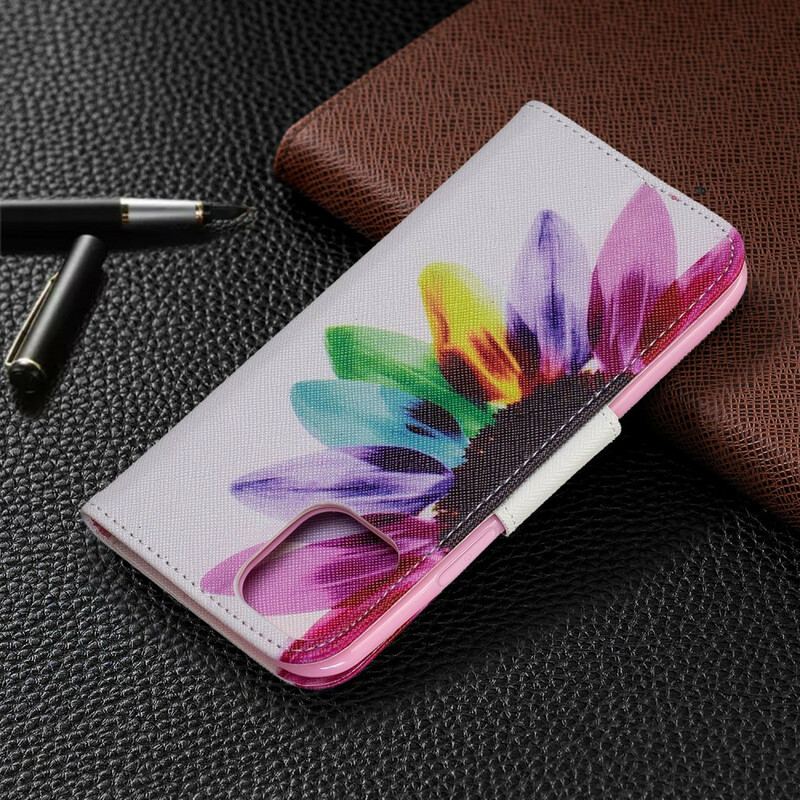 Housse iphone 11 Pro Fleur Aquarelle
