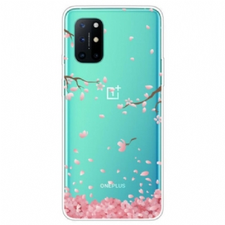 Coque OnePlus 8T Branches à Fleurs