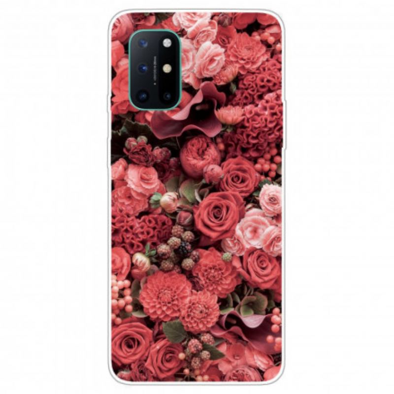 Coque OnePlus 8T Fleurs Intenses