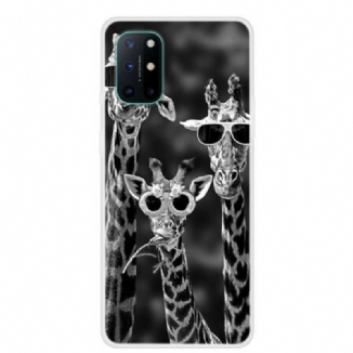 Coque OnePlus 8T Girafes à Lunettes