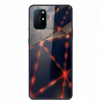Coque OnePlus 8T Verre Trempé Rayon Rouge