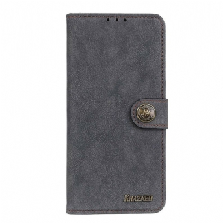 Housse OnePlus 8T Cuir Fendu Rétro KHAZNEH