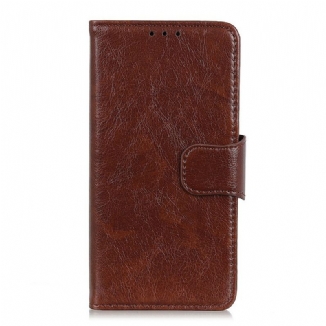 Housse OnePlus 8T Cuir Nappa Fendu