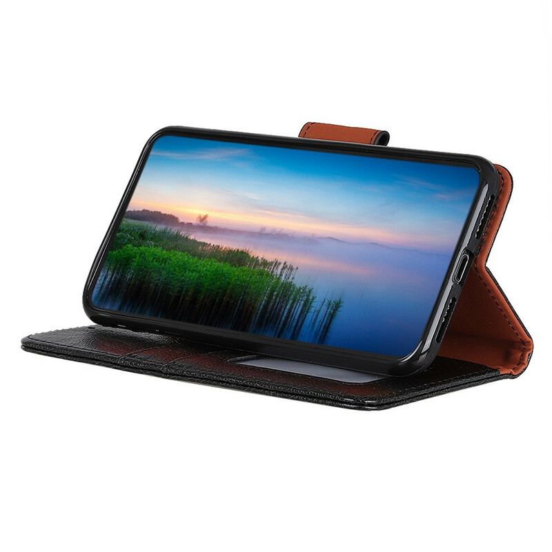 Housse OnePlus 8T Cuir Nappa Fendu