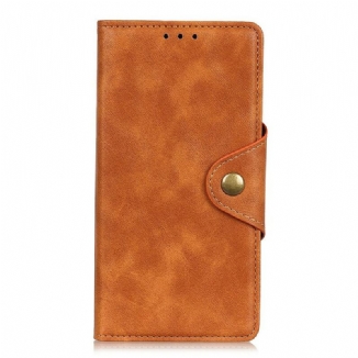 Housse OnePlus 8T Simili Cuir Bouton