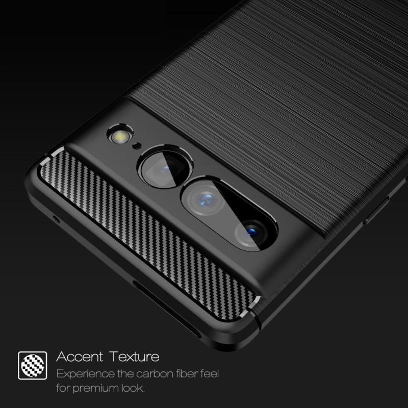 Coque Google Pixel 7 Pro Fibre Carbone Brossée