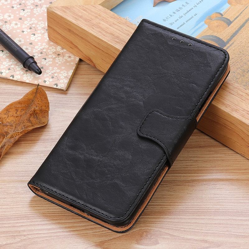 Housse Google Pixel 7 Pro Cuir Fendu Fermoir Réversible