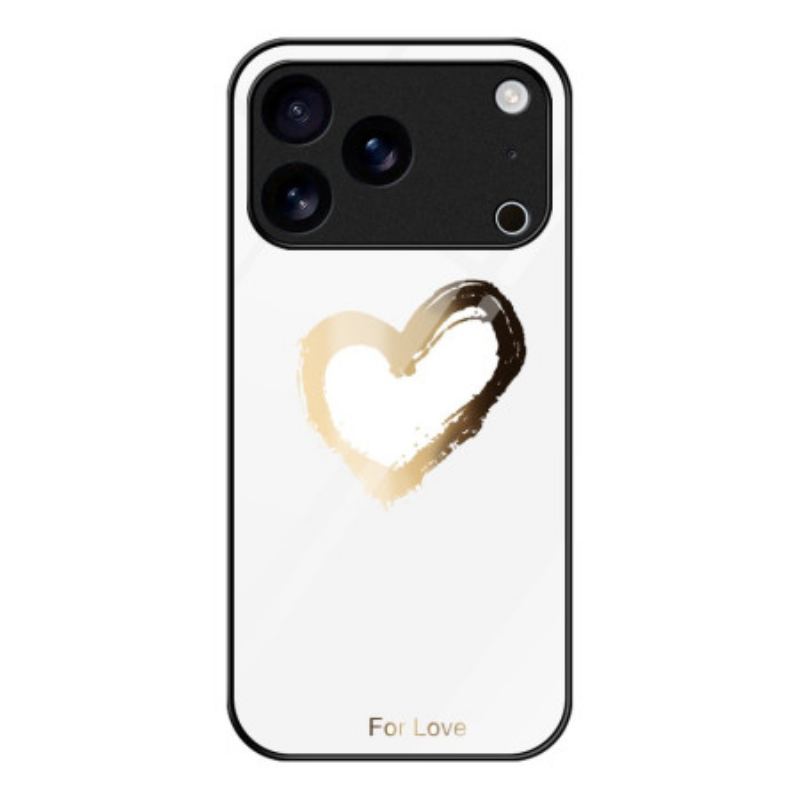 Coque iPhone 17 Pro Max Amour Blanc