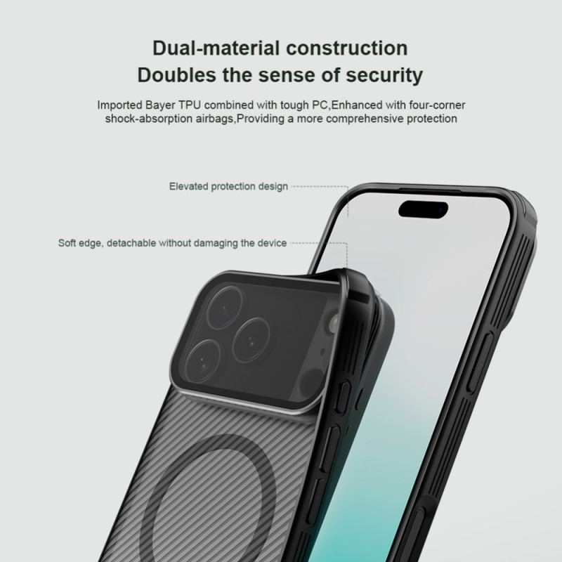 Coque iPhone 17 Pro Max CamShield Prop Magnétique NILLKIN