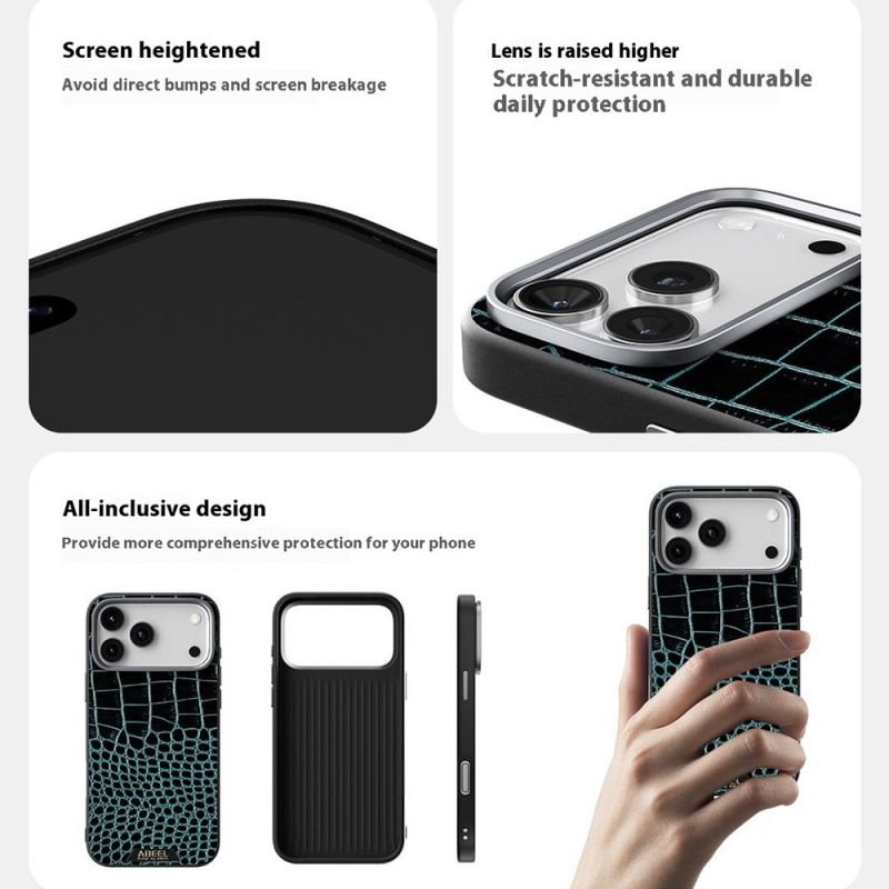 Coque iPhone 17 Pro Max compatible MagSafe Crcoco ABEEL