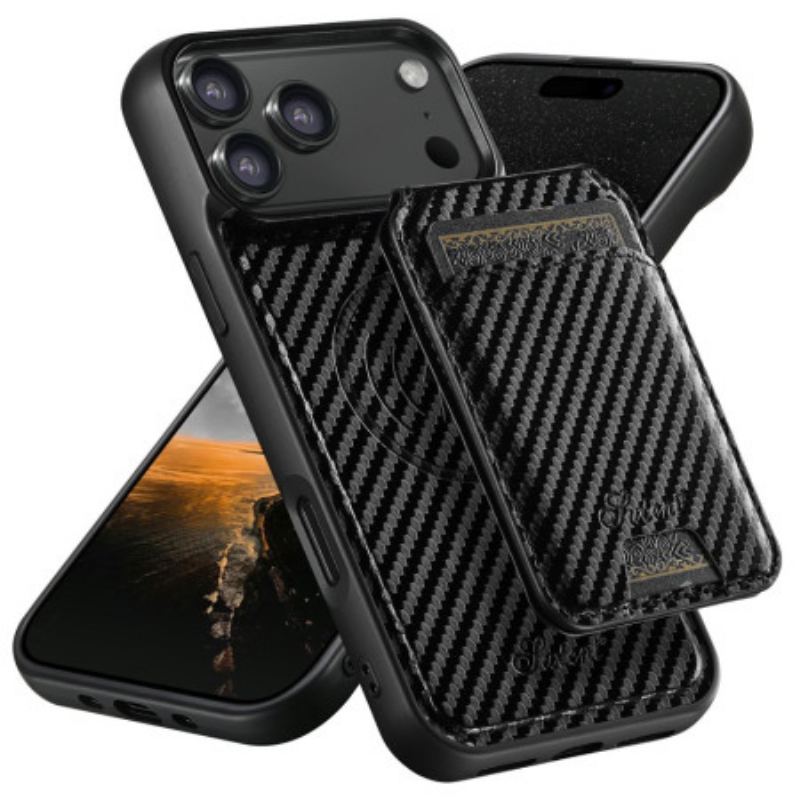 Coque iPhone 17 Pro Max Compatible Magsafe Porte-Cartes Détachable