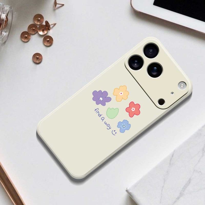 Coque iPhone 17 Pro Max Fleurettes