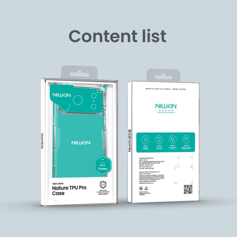 Coque iPhone 17 Pro Max Nature Pro Series NILLKIN