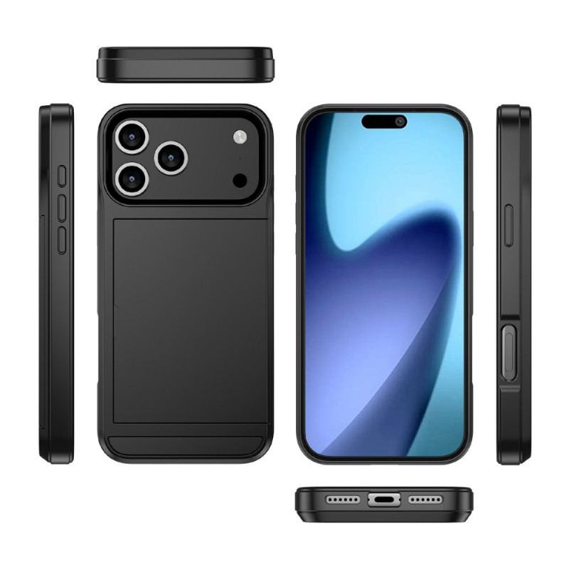 Coque iPhone 17 Pro Max Porte-Cartes Coulissant