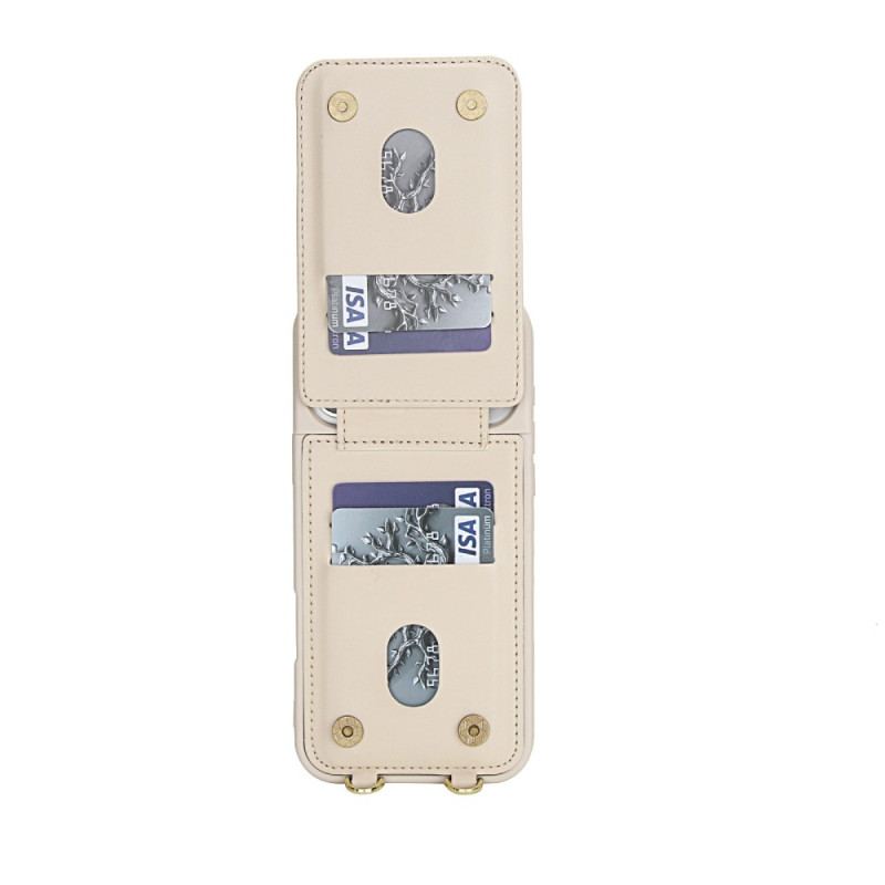 Coque iPhone 17 Pro Max Porte-Cartes et Bandoulière