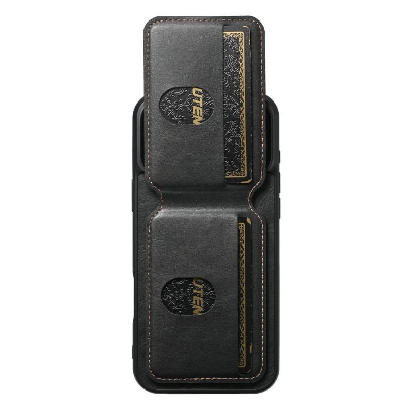 Coque iPhone 17 Pro Max Porte-Cartes Texture Ciré SUTENI