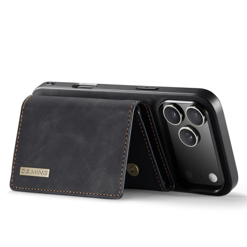 Coque iPhone 17 Pro Max Portefeuille Détachable DG.MING
