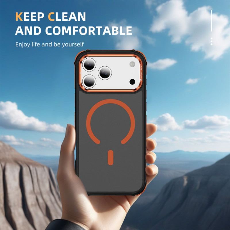 Coque iPhone 17 Pro Max Support pour Objectif Compatible MagSafe Noire