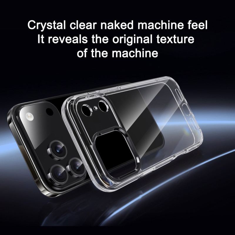 Coque pour iPhone 17 Pro Max Transparente Cadre Objectif Métallique IPAKY