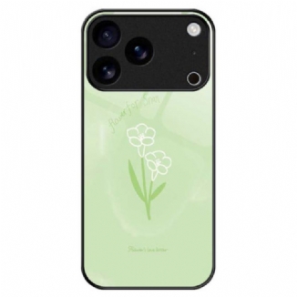 Coque iPhone 17 Pro Max Verre Trempé Flowers