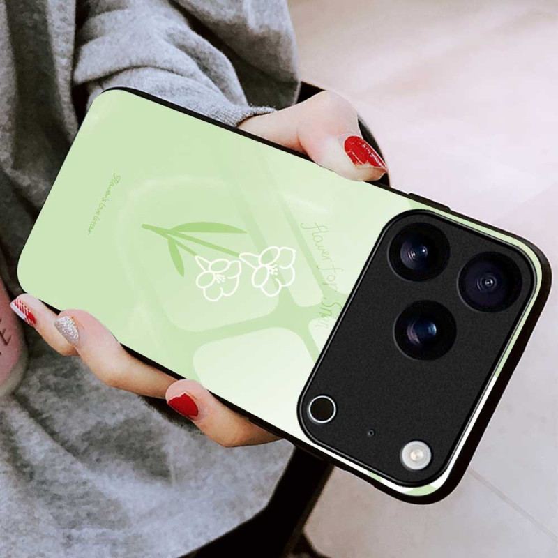 Coque iPhone 17 Pro Max Verre Trempé Flowers
