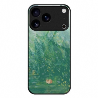 Coque iPhone 17 Pro Max Verre Trempé Peinture Chat