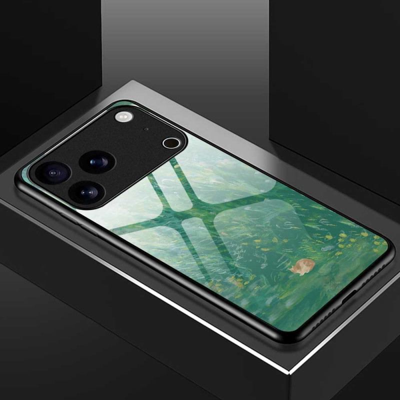 Coque iPhone 17 Pro Max Verre Trempé Peinture Chat