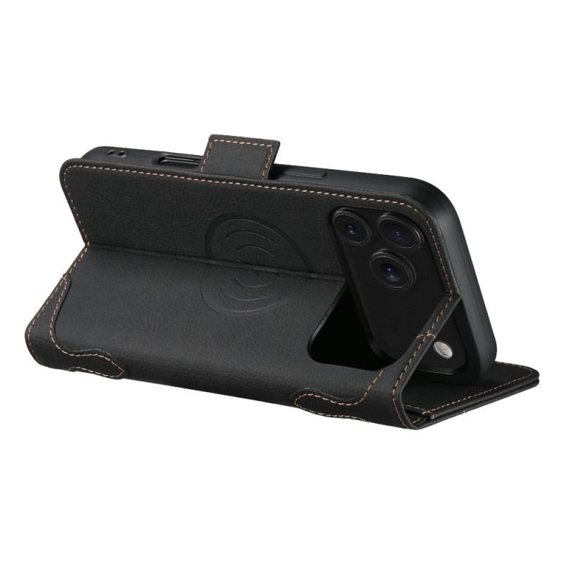 Flip Cover iPhone 17 Pro Max Compatible MagSafe Premium Vintage