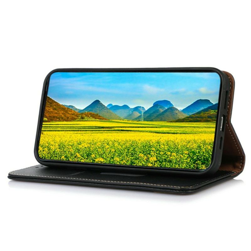 Flip Cover iPhone 17 Pro Max Cuir Premium KHAZNEH