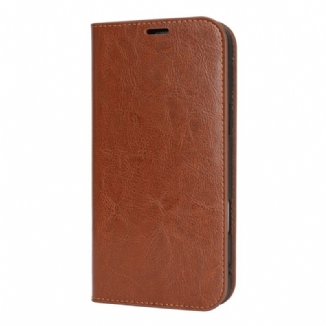 Flip Cover iPhone 17 Pro Max Cuir Véritable