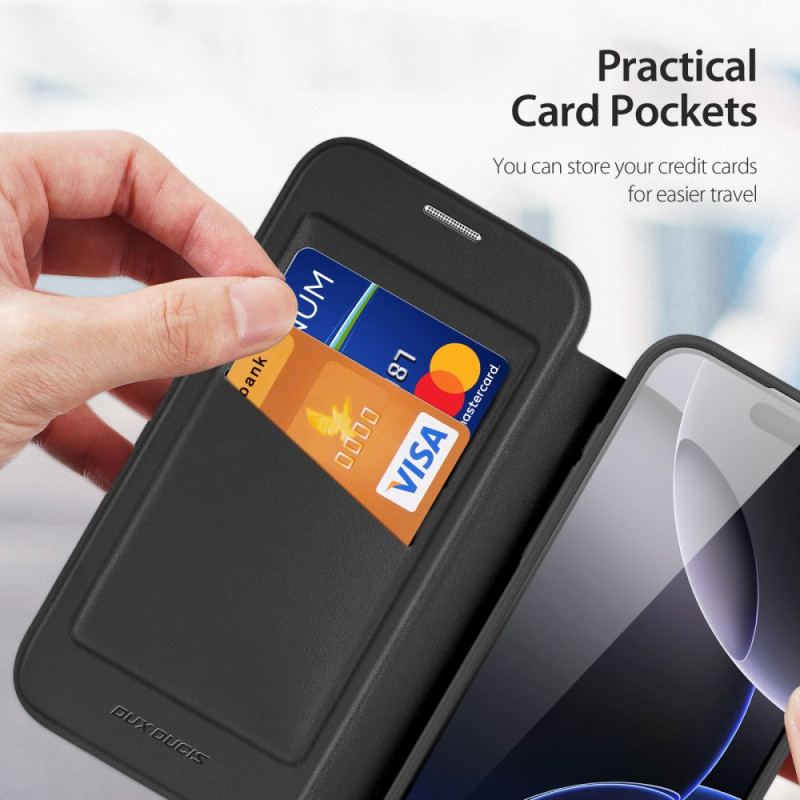 Flip Cover iPhone 17 Pro Max Magsafe avec Support Skin X Pro Series DUX DUCIS