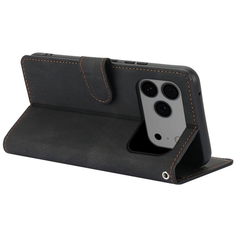 Housse iPhone 17 Pro Max avec Portefeuille et Support