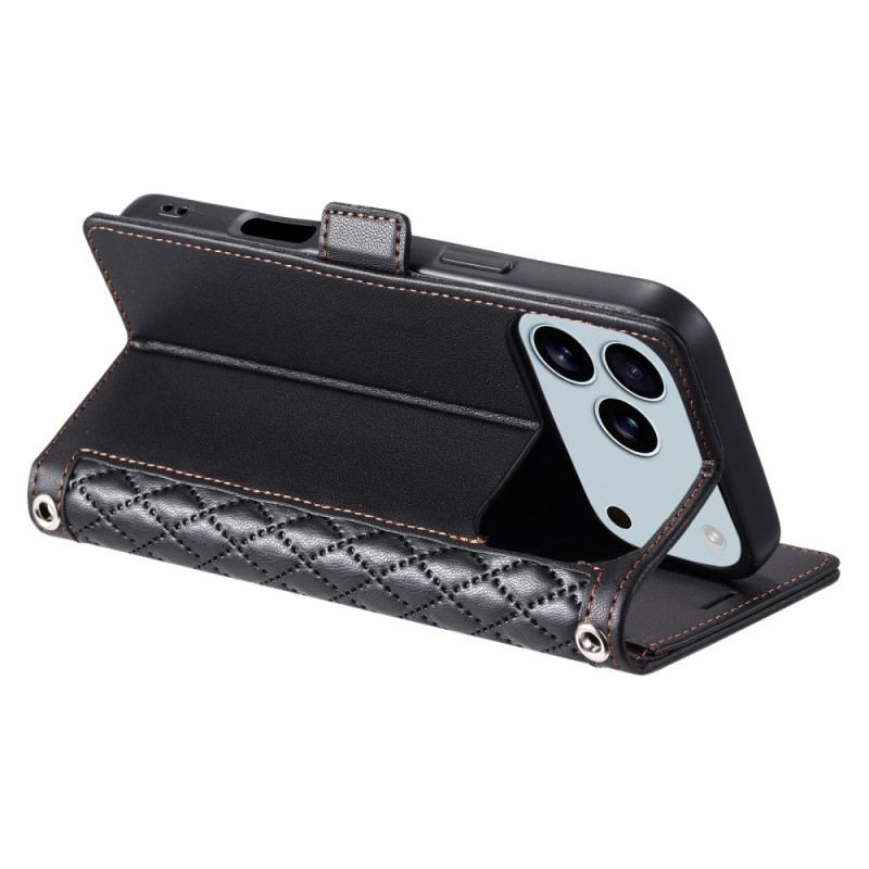 Housse iPhone 17 Pro Max Classique Matelassée