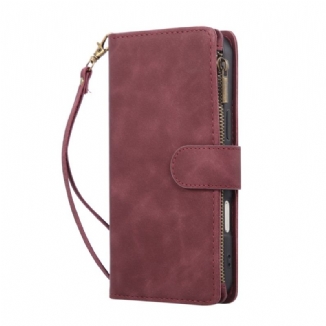 Housse iPhone 17 Pro Max Portefeuille Effet daim