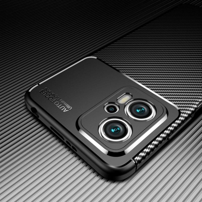 Coque Poco X4 GT Flexible Texture Fibre Carbone