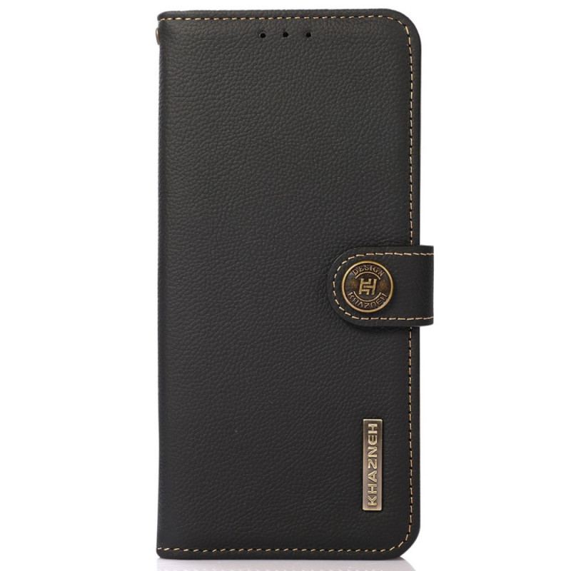 Housse Poco X4 GT Cuir Véritable KHAZNEH RFID