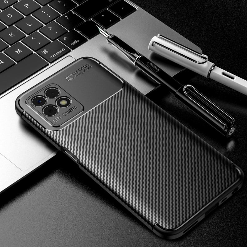 Coque Realme 8i Flexible Fibre Carbone