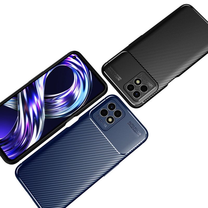 Coque Realme 8i Flexible Fibre Carbone
