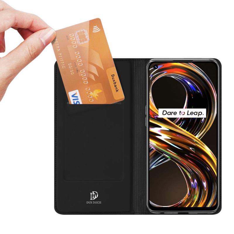 Flip Cover Realme 8i Skin Pro DUX DUCIS