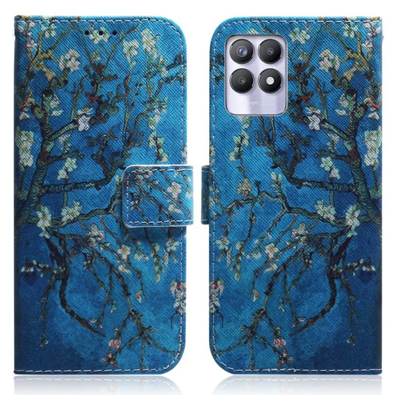 Housse Realme 8i Branche d'Arbre Fleuri