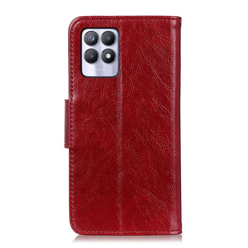 Housse Realme 8i Cuir Nappa Fendu