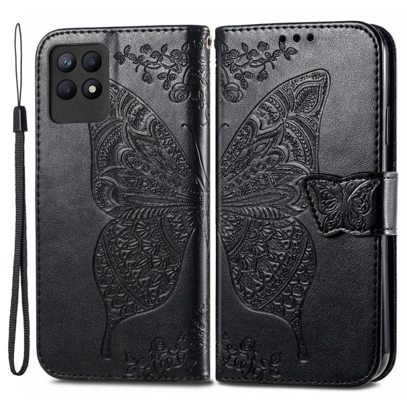 Housse Realme 8i Demi Papillons