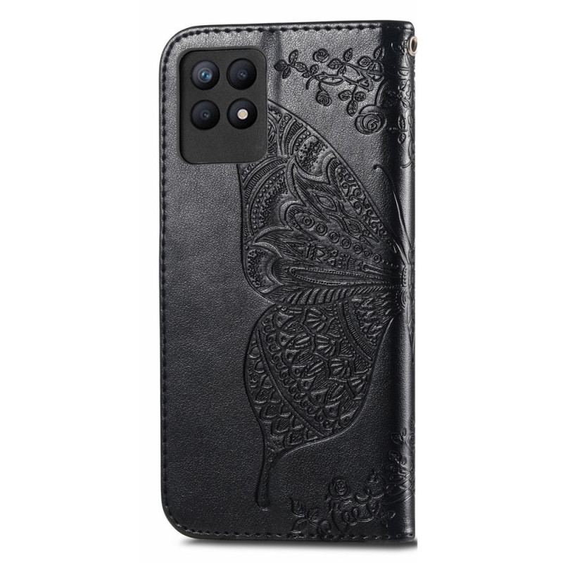 Housse Realme 8i Demi Papillons