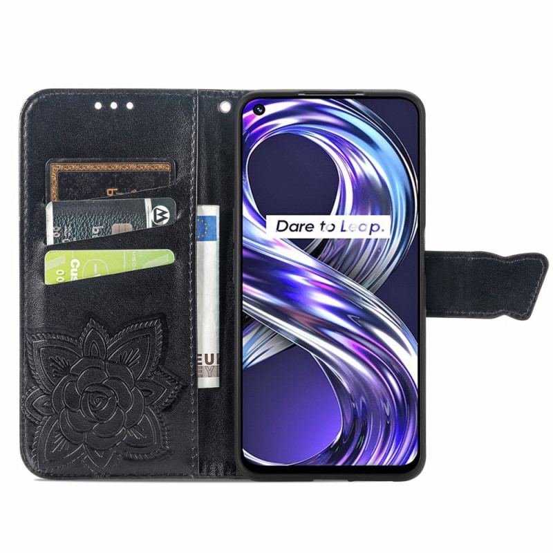 Housse Realme 8i Demi Papillons